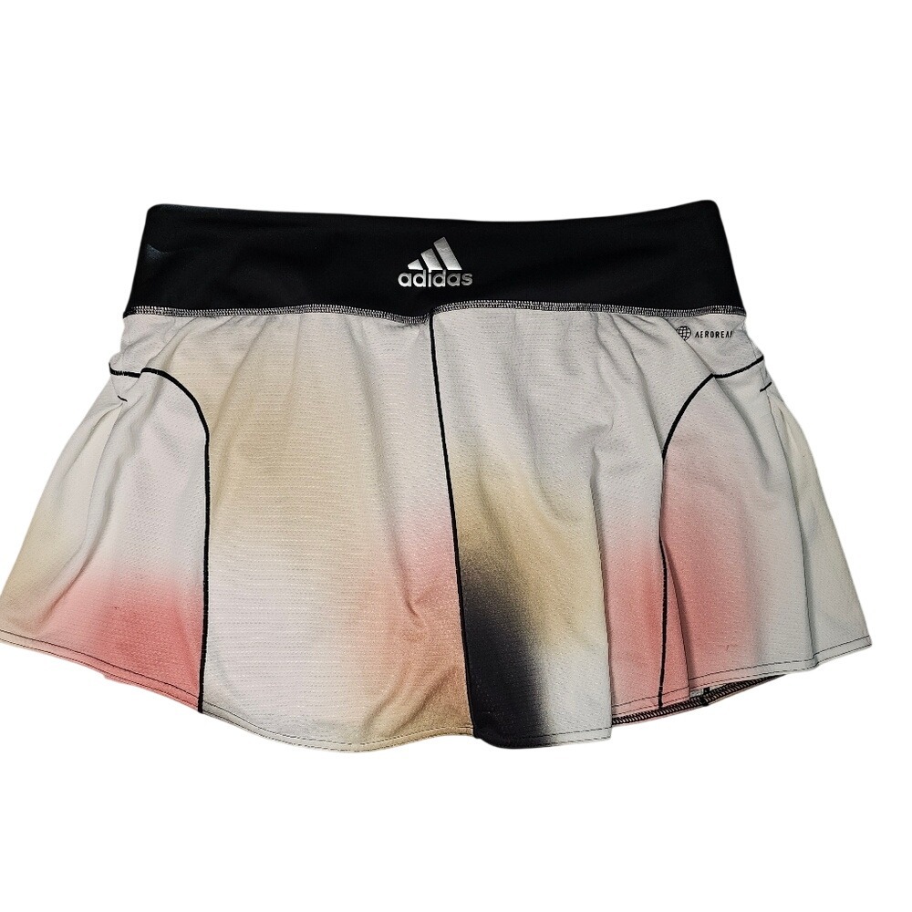 ADIDAS Ombre Gradient Women's Tennis Skort with shorts under.  Size L